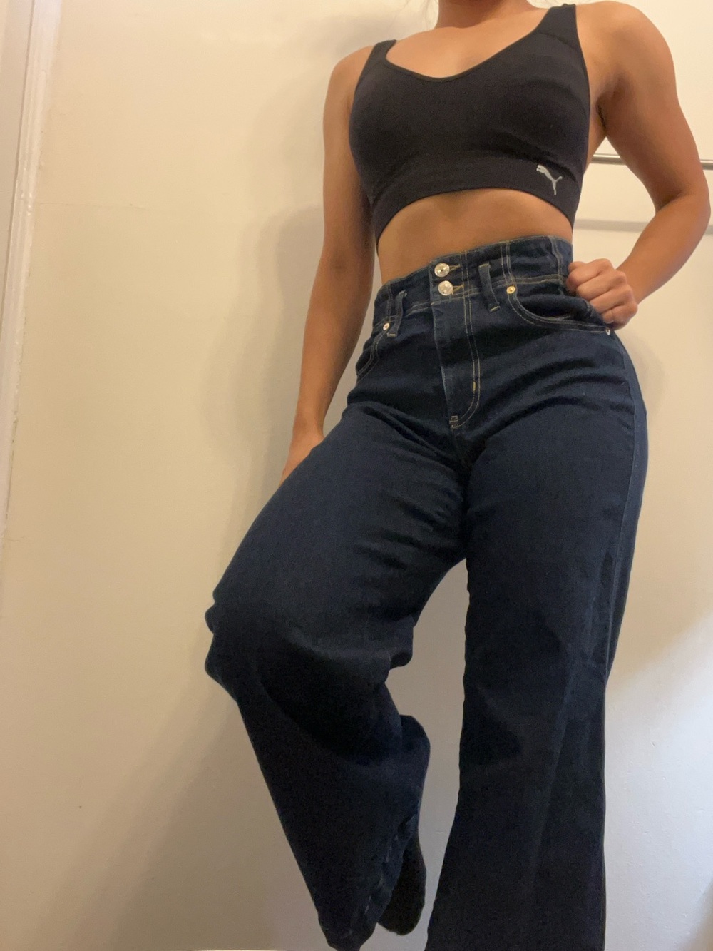S26 Frame Wide Leg Jeans